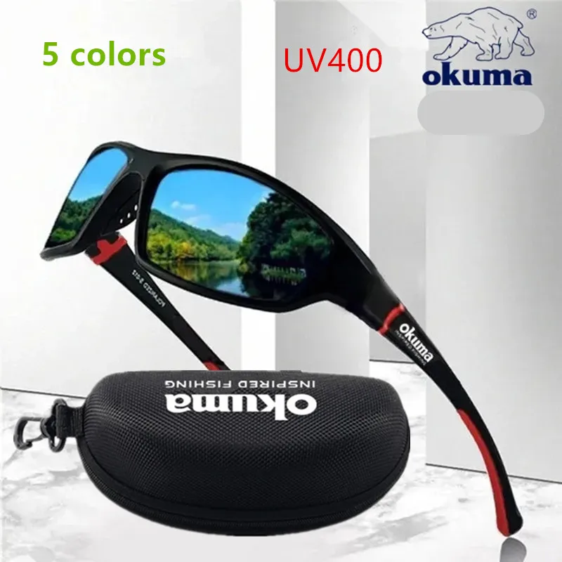 Surf Reel - Okuma UV400 낚시 선글라스 남성용 운전용