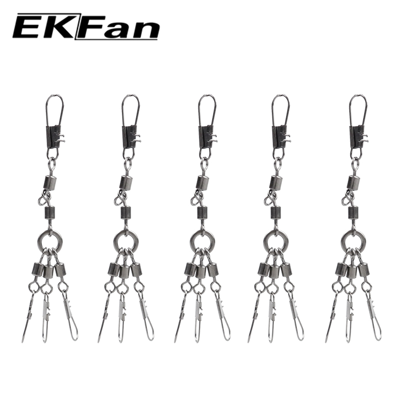 Conventional Reel - EKFan 5개 8자형 링 커넥터 360
