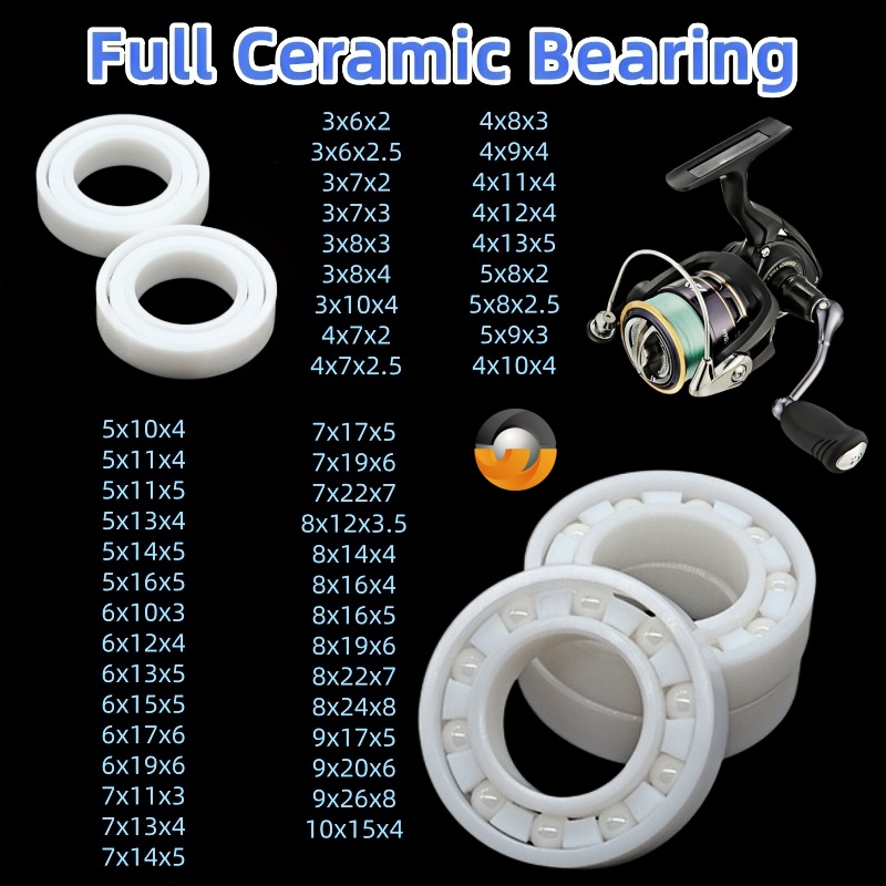 1pc MR84CE 전체 지르코니아 세라믹 베어링 4x - Fly Reel 리뷰 및 가격