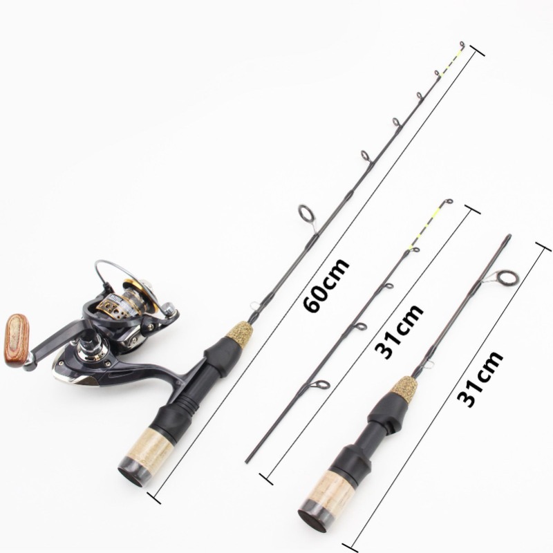 60cm 2 팁로드 릴 콤보 겨울 얼음 낚시대 낚시 릴 - Ice Fishing Reel 리뷰 및 가격