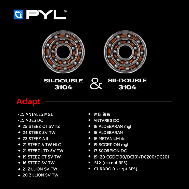 PYL SII 더블 세미 세라믹 볼 베어링 - AKS  - Reel Spare Spool 리뷰 및 가격