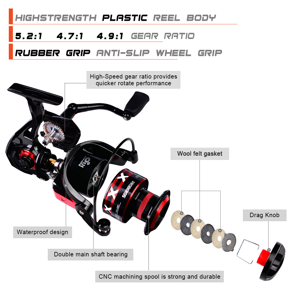 PROBEROS 스피닝 릴 9-23KG 최대 드래그 낚 - Surf Reel 리뷰 및 가격
