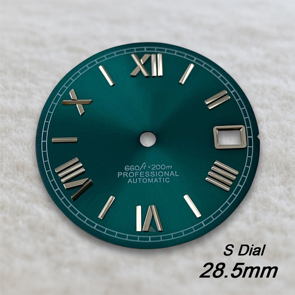 새로운 28.5mm S 로고 로마 선버스트 다이얼 NH - Reel Case 리뷰 및 가격